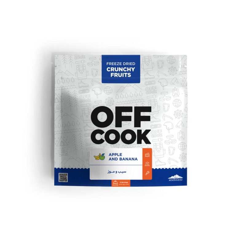 کرانچ سیب و موز OFF COOK | میوه خشک‌شده به روش انجمادی