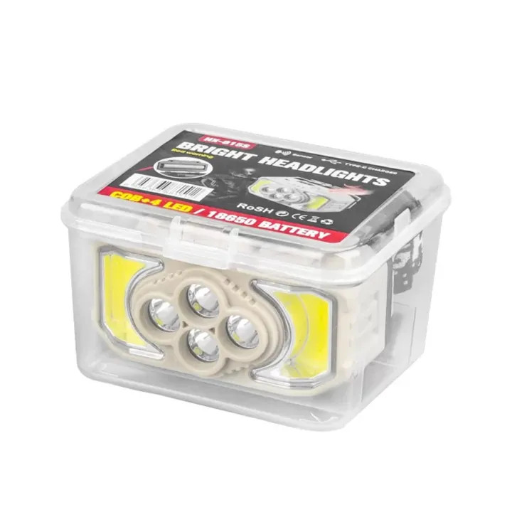 چراغ پیشانی شارژی سنسوردار مدل HX-815S