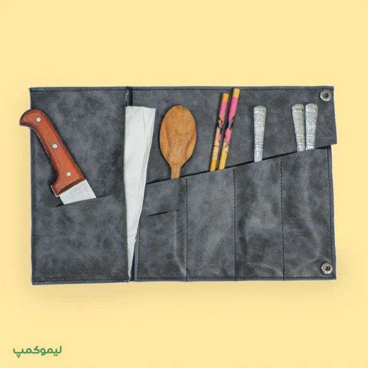 کیف قاشق و چنگال و دستمال کاغذی لیموکمپ