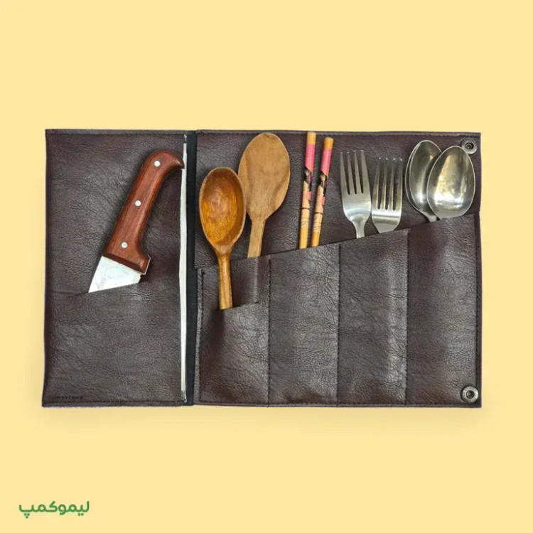 کیف قاشق و چنگال و دستمال کاغذی لیموکمپ