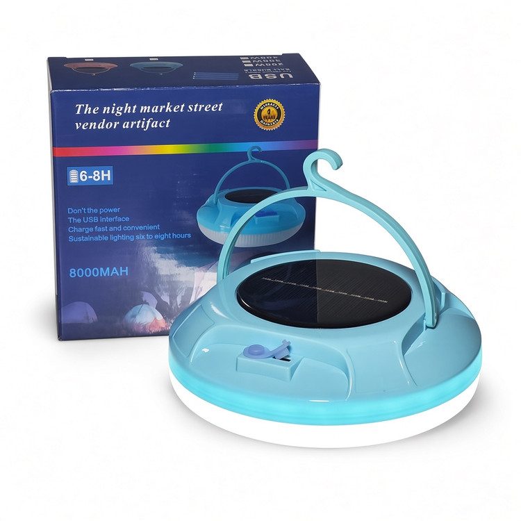 چراغ آویز کمپینگ شارژی مدل UFO